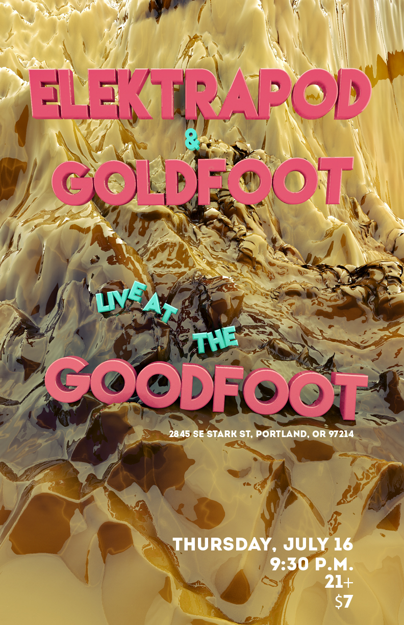 Concert poster for Goldfoot